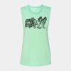 Bella + Canvas - Women's Flowy Scoop Muscle Tank - 8803 Thumbnail