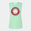 Bella + Canvas - Women's Flowy Scoop Muscle Tank - 8803 Thumbnail