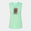 Bella + Canvas - Women's Flowy Scoop Muscle Tank - 8803 Thumbnail