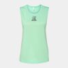 Bella + Canvas - Women's Flowy Scoop Muscle Tank - 8803 Thumbnail