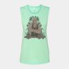 Bella + Canvas - Women's Flowy Scoop Muscle Tank - 8803 Thumbnail