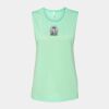 Bella + Canvas - Women's Flowy Scoop Muscle Tank - 8803 Thumbnail