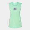 Bella + Canvas - Women's Flowy Scoop Muscle Tank - 8803 Thumbnail