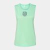 Bella + Canvas - Women's Flowy Scoop Muscle Tank - 8803 Thumbnail