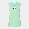 Bella + Canvas - Women's Flowy Scoop Muscle Tank - 8803 Thumbnail