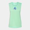 Bella + Canvas - Women's Flowy Scoop Muscle Tank - 8803 Thumbnail