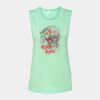 Bella + Canvas - Women's Flowy Scoop Muscle Tank - 8803 Thumbnail