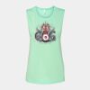 Bella + Canvas - Women's Flowy Scoop Muscle Tank - 8803 Thumbnail