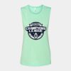 Bella + Canvas - Women's Flowy Scoop Muscle Tank - 8803 Thumbnail