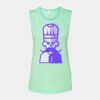 Bella + Canvas - Women's Flowy Scoop Muscle Tank - 8803 Thumbnail