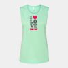 Bella + Canvas - Women's Flowy Scoop Muscle Tank - 8803 Thumbnail