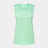Bella + Canvas - Women's Flowy Scoop Muscle Tank - 8803 Thumbnail