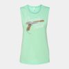 Bella + Canvas - Women's Flowy Scoop Muscle Tank - 8803 Thumbnail