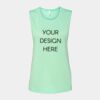 Bella + Canvas - Women's Flowy Scoop Muscle Tank - 8803 Thumbnail