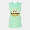 Bella + Canvas - Women's Flowy Scoop Muscle Tank - 8803 Thumbnail