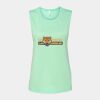 Bella + Canvas - Women's Flowy Scoop Muscle Tank - 8803 Thumbnail