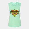 Bella + Canvas - Women's Flowy Scoop Muscle Tank - 8803 Thumbnail
