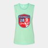 Bella + Canvas - Women's Flowy Scoop Muscle Tank - 8803 Thumbnail