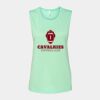 Bella + Canvas - Women's Flowy Scoop Muscle Tank - 8803 Thumbnail