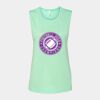 Bella + Canvas - Women's Flowy Scoop Muscle Tank - 8803 Thumbnail