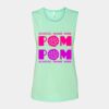 Bella + Canvas - Women's Flowy Scoop Muscle Tank - 8803 Thumbnail