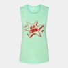 Bella + Canvas - Women's Flowy Scoop Muscle Tank - 8803 Thumbnail