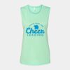 Bella + Canvas - Women's Flowy Scoop Muscle Tank - 8803 Thumbnail