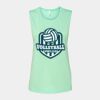 Bella + Canvas - Women's Flowy Scoop Muscle Tank - 8803 Thumbnail