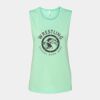 Bella + Canvas - Women's Flowy Scoop Muscle Tank - 8803 Thumbnail