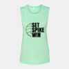 Bella + Canvas - Women's Flowy Scoop Muscle Tank - 8803 Thumbnail