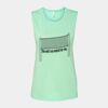 Bella + Canvas - Women's Flowy Scoop Muscle Tank - 8803 Thumbnail