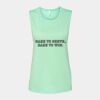 Bella + Canvas - Women's Flowy Scoop Muscle Tank - 8803 Thumbnail