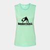 Bella + Canvas - Women's Flowy Scoop Muscle Tank - 8803 Thumbnail