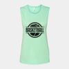 Bella + Canvas - Women's Flowy Scoop Muscle Tank - 8803 Thumbnail