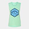 Bella + Canvas - Women's Flowy Scoop Muscle Tank - 8803 Thumbnail