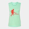Bella + Canvas - Women's Flowy Scoop Muscle Tank - 8803 Thumbnail