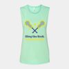 Bella + Canvas - Women's Flowy Scoop Muscle Tank - 8803 Thumbnail