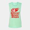 Bella + Canvas - Women's Flowy Scoop Muscle Tank - 8803 Thumbnail