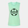 Bella + Canvas - Women's Flowy Scoop Muscle Tank - 8803 Thumbnail