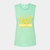 Bella + Canvas - Women's Flowy Scoop Muscle Tank - 8803 Thumbnail