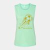 Bella + Canvas - Women's Flowy Scoop Muscle Tank - 8803 Thumbnail