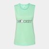Bella + Canvas - Women's Flowy Scoop Muscle Tank - 8803 Thumbnail