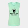 Bella + Canvas - Women's Flowy Scoop Muscle Tank - 8803 Thumbnail