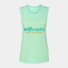 Bella + Canvas - Women's Flowy Scoop Muscle Tank - 8803 Thumbnail