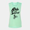 Bella + Canvas - Women's Flowy Scoop Muscle Tank - 8803 Thumbnail