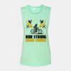 Bella + Canvas - Women's Flowy Scoop Muscle Tank - 8803 Thumbnail