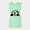 Bella + Canvas - Women's Flowy Scoop Muscle Tank - 8803 Thumbnail