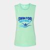 Bella + Canvas - Women's Flowy Scoop Muscle Tank - 8803 Thumbnail