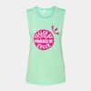 Bella + Canvas - Women's Flowy Scoop Muscle Tank - 8803 Thumbnail