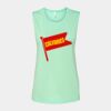 Bella + Canvas - Women's Flowy Scoop Muscle Tank - 8803 Thumbnail